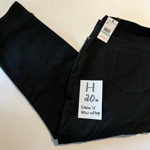 Gloria Vanderbilt black jeans 20 new with tags Amanda